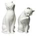 Winston Porter Mears Non-skid Bookends Ceramic in White | 6.5 H x 3.5 W x 3.5 D in | Wayfair FCB6861516B44D5191C3C7836A20A987