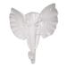 World Menagerie Elephant Wall Décor Ceramic in Gray/White | 18.5 H x 16.2 W in | Wayfair WLDM5104 38909256