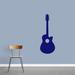 Winston Porter Tribeca Classic Guitar Wall Decal Vinyl in Blue | 48 H x 18 W in | Wayfair 3B7F5F82CC16432C8E7180BA51764E36