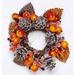 The Holiday Aisle® Fall Berry 2" Wreath in Brown/Orange | 4 H x 2 W x 4 D in | Wayfair A4F033588F6D43E5A277E62A2AA2F9B2