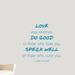 Winston Porter Wicklund Love Your Enemies Wall Decal Vinyl in Blue | 36 H x 36 W in | Wayfair 167F815813D6459583AD735D69F998F6