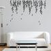 Wallums Wall Decor Willow Branches Wall Decal Vinyl in Black | 28 H x 68 W in | Wayfair branches-willow-branches-68x28_Black