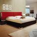 YumanMod Enter Platform 2 Piece Bedroom Set Wood in Red | Queen | Wayfair CR54-355-HBRD