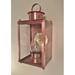 Longshore Tides Cora 1 - Bulb Outdoor Wall Lantern Glass/Metal in Brown | 19 H x 9 W x 7.5 D in | Wayfair 4A888B7B72924809B87975AB9A445332