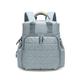 SONARIN Waterproof Baby Nappy Changing Backpack with Changing Mat,Large Capacity,Diaper Bag,Travel Backpack Organizer,Up to 17 Pockets,Designed for Postpartum Mothers(Gray)