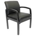 Boss Office Products B9580BK-BK Guest Chair in Black
