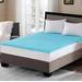 Flexapedic by Sleep Philosophy Gel Memory Foam Twin XL Topper in Blue - Olliix BASI16-0416