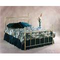 Hillsdale Furniture Chelsea Metal Queen Bed, Classic Brass - 1038BQR2