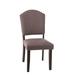 Hillsdale Furniture Emerson Wood Parson Dining Chair, Set of 2, Gray - 5925-802