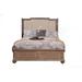 Melbourne Queen Sleigh Bed w/ Upholstered Headboard - Alpine Furniture 1200-01Q