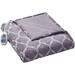 "Beautyrest Heated Ogee 60x70"" Throw in Lavender - Olliix BR54-0777"