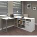 Solay L-Shaped Desk in White - Bestar 29420-17