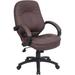 Boss Office Products B726-BB LeatherPlus Executive Chair