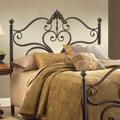 Hillsdale Furniture Newton Metal Queen Headboard with Frame, Antique Brown - 1756HQR