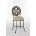 Hillsdale Furniture Marsala Metal Vanity Stool, Antique Gray - 50981