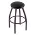 "Holland 80225PWBlkVinyl 802 Misha 25"" Counter Stool /w Pewter Finish, Black Vinyl Seat"