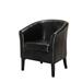 Simon Black Club Chair - Linon 36077BLK-01-AS-U