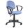 Boss Office Products B327-BE Blue Microfiber Deluxe Posture Chair w/ Loop Arms.