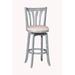 Hillsdale Furniture Savana Wood Counter Height Swivel Stool, Blue Wire Brush - 4617-826