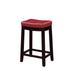 Claridge Red Counter Stool - Linon 55815RED01U