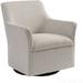 Madison Park Augustine Swivel Glider Chair in Cream - Olliix MP103-0602