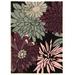 Trio Mum Black & Multi 5x7 - Linon Home Décor RUG-TAF0857