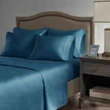 Madison Park 800 Thread Count King Cotton Blend 6 Piece Sheet Set in Teal - Olliix MPH20-0017