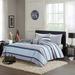 Intelligent Design Paul Full/Queen Coverlet Set in Blue - Olliix ID80-407