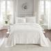 Madison Park King/Cal King 3 Piece Cotton Chenille Bedspread Set in White - Olliix MP13-5321