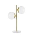 INK+IVY Holloway Table Lamp in White/Gold - Olliix MPS153-0086