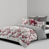 N Natori Cherry Blossom King Comforter Set in Multi - Olliix NS10-1849