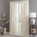 "Madison Park Irina 84"" Panel Diamond Sheer Window Curtain in Ivory - Olliix MP40-1065"