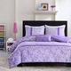 Mi Zone Riley Full/Queen Comforter Set in Purple - Olliix MZ10-224