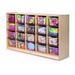 Cubby Storage Cabinet With 20 Trays - Whitney Brothers WB3251