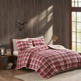 Woolrich Tasha Full/Queen Quilt Mini Set in Red - Olliix WR14-1785