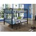 "Heavy Metal ""Black"" Full Over Full Bunk Bed Powell-938-137"