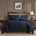 Woolrich Perry Twin/Twin XL Oversized Denim Comforter Set in Blue - Olliix WR10-2191