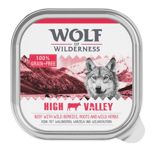24 x 300g High Valley - Rind Wolf of Wilderness Hundefutter nass