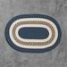 Blue 60 x 0.5 in Area Rug - Bay Isle Home™ Crescent Indoor/Outdoor Reversible Area Rug - Lake Polypropylene | 60 W x 0.5 D in | Wayfair