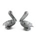 Vagabond House Sea & Shore Pewter Pelicans Salt & Pepper Shaker Set Pewter/Metal in Gray | 4.5 H x 3.5 W in | Wayfair O116P