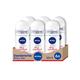 NIVEA Dry Comfort Deodorant Roll-On 6er Pack (6 x 50 ml) Antitranspirant mit Dual Active Formel mit doppelter Anti-Transpirant