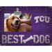 TCU Horned Frogs 10.5" x 8" Best Dog Clip Photo Frame