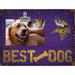 Minnesota Vikings 10.5" x 8" Best Dog Clip Photo Frame