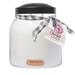 Winston Porter Crisp Cotton Scented Jar Candle Paraffin in White | 5 H x 4.5 W x 4.5 D in | Wayfair 0977774162EA497E85E0D77819EAA125