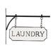 Gracie Oaks Laundry Hanging Wall Decor Metal in Black/Gray/White | 10.75 H x 13.25 W x 1 D in | Wayfair F3A41A42ED2E430C96C0C769B3EEC869