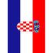 Toland Home Garden Flag of Croatia Polyester 18 x 12.5 in. Garden Flag in Blue/Red | 18 H x 12.5 W in | Wayfair 1110603