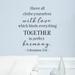 Belvedere Designs LLC Love Binds Everything Together Wall Quotes™ Decal Vinyl in Black | 22 H x 19 W in | Wayfair relg0047blk22x19