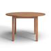Birch Lane™ Summerton Dining Table Wood in Brown/White | 29 H x 48 W x 48 D in | Outdoor Dining | Wayfair E4DFB6E1383B4BBC8A91DB052E3B9302