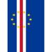 Toland Home Garden Flag of Cape Verde Polyester 18 x 13 in. Garden Flag in Blue | 18 H x 12.5 W in | Wayfair 1110597