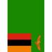 Toland Home Garden Flag of Zambia 28 x 40 inch House Flag, Polyester in Green | 40 H x 28 W in | Wayfair 1010761